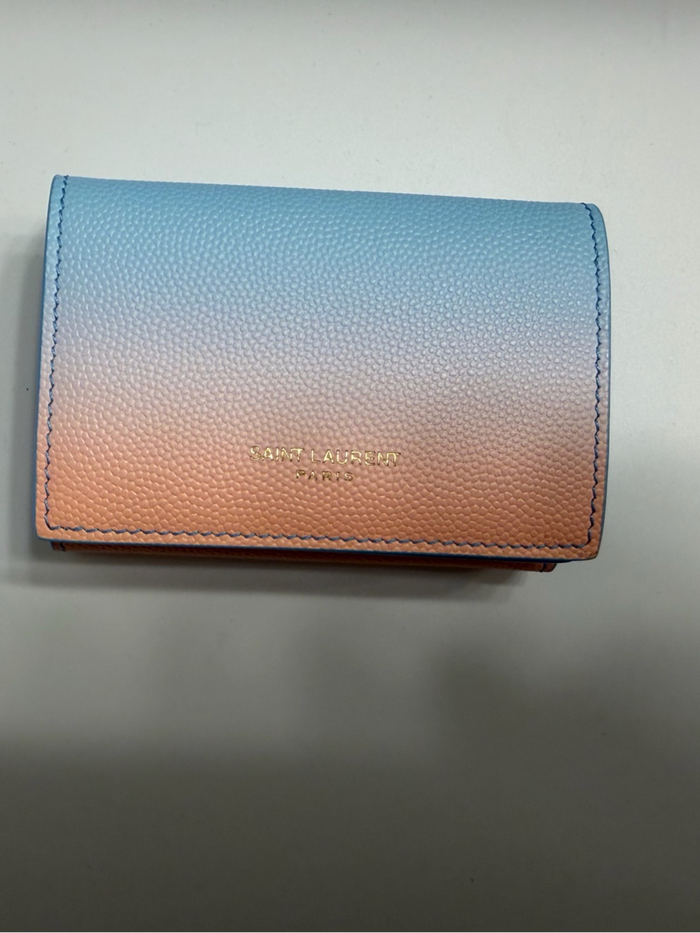 New And Limited Edition- St Laurent Paris Origami Tiny Trifold Wallet 🦋🦋🦋